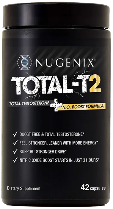 Nugenix Total-T2 dietary supplement, 42 capsules